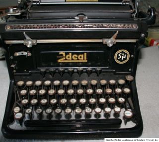 Antike Schreibmaschine IDEAL Seidel & Naumann Dresden