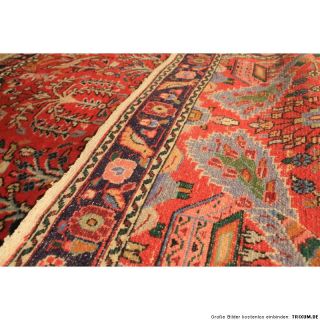 Antik Handgeknüpfter Perser Teppich Sarough Saruk Iran GJ0176 Tappeto
