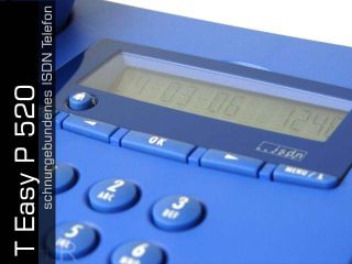 Telekom T Easy P520   Schnurgebunden ISDN Telefon 3 MSN