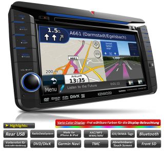 KENWOOD Autoradio/Radio Navi/Navigation/DVD/USB für VW Touran