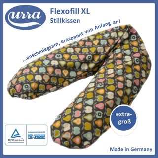 Urra Stillkissen Flexofill XL 190x40 cm   Made in Germany   mit