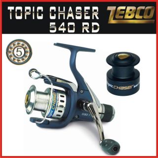 ZEBCO TOPIC CHASER 540 RD ANGELROLLE SPINROLLE +E SPULE 190m/30er Art