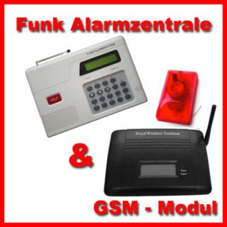GSM Gateway Funk Alarmanlage Einbruchschutz SAZ Sicherheitsanlage