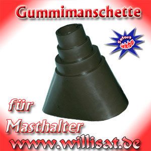Dichtungsmanschette f. Dachziegel f. Mast 30 60mm NEU