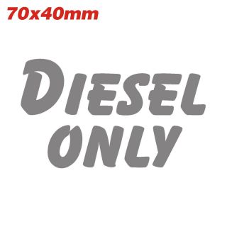 Aufkleber Diesel only für Tankdeckel Tankdeckelaufkleber Tank Hinweis
