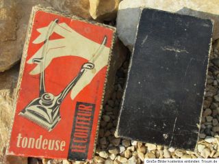 alte Schachtel Verpackung für Handrasierer aus Frankreich