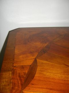Biedermeier Kirschbaum Tisch ANTIK Intarsien Spieltisch Couchtisch