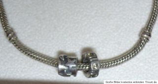 Original Pandora Armband in Silber mit zwei Elementen