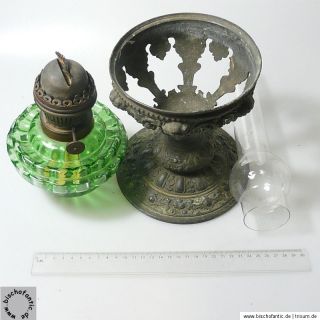 Antike Gründerzeit Petroleumlampe Lampe Öllampe 53 cm xxl Bilder in