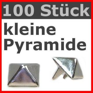 100 x kleine Pyramidennieten / Gothic Metal Biker Larp