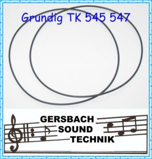 Tonband Riemen Grundig TK 547 Rubber drive belt kit