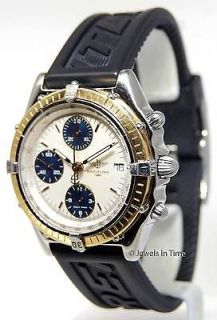 Breitling Mens Vintage Chronomat D13048 Chronograph Gold & Steel Watch