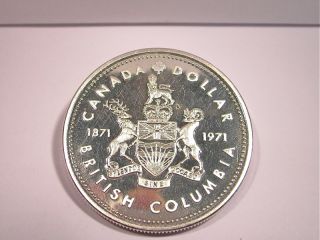 Canada Dollar 1871 1971 British Columbia