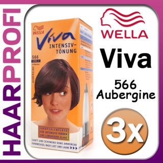 Wella Viva Intensiv Tönung 566 Aubergine ohne Ammoniak