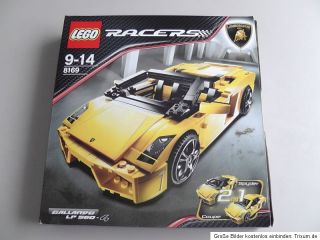Lego Racers 8169   Lamborghini Gallardo LP 560 4 von 2009 mit OVP und