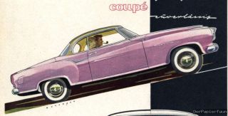 Borgward Isabella Coupé Reklame von 1957 Bremen Werbung Sportwagen