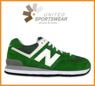 New Balance NB ML 574 WO Leder Grün Sneaker Schuhe Modell 2012 Neu Gr