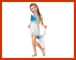 kleine Meerjungfrau Kinder Karneval Fasching Kostüm Gr 104 128
