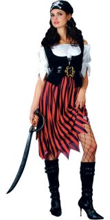 Piraten Kostüm Damen Pirat Kleid Verkleidung Karneval Fasching XS S M