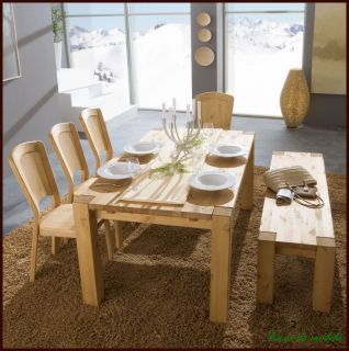 ESSTISCH Eßtisch Küchen Tisch 140x90 Esszimmer Holz Kiefer massiv