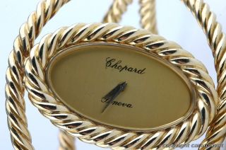 Seltene Chopard Uhr 18 Kar. 750 Gold 70er J. Zertifikat