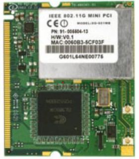 WLAN miniPCI Karte XG 601 Medion Z COM