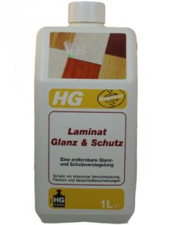 HG Hagesan   Laminat Glanz & Schutz Pflege Reiniger 1L