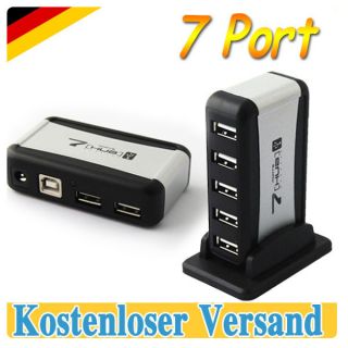 Neu USB HUB 2.0 VERTEILER 7 PORT AKTIV mit Netzteil