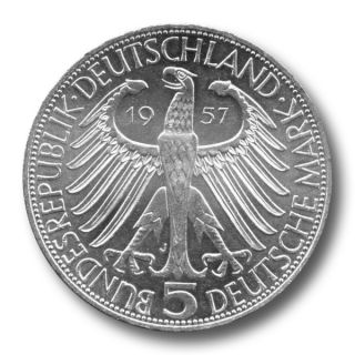 DM   Deutschland   J. Freiherr von Eichendorff   Silber (1957