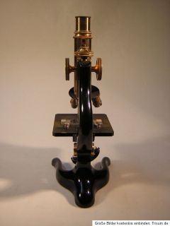 Mikroskop,Leitz,Wetzlar,Holzkasten,Zubehör,um 1910,voll