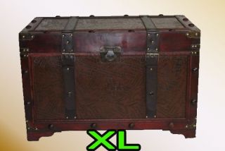 Schatztruhe Truhe Holzkiste Holztruhe Holz Kiste XL
