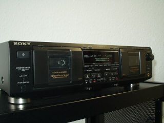 Sony TC WE635 Doppel Kassettendeck mit 2 aufnahmefähigen Laufwerken