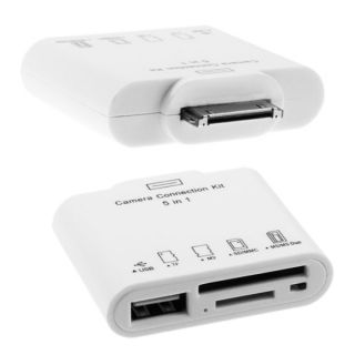 Kartenleser für Apple iPad 1 2 3 5in1 Camera Connection Kit MMC USB