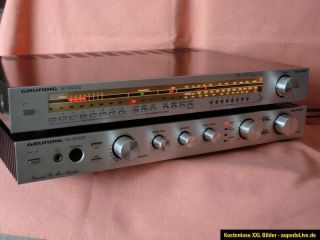 GRUNDIG Vintage HiFi Verstärker/Amplifier SV 2000 + Tuner ST 2000