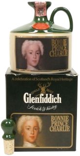 Glenfiddich Bonnie Prince Charlie Whisky Decanter 75cl   750ml (Full