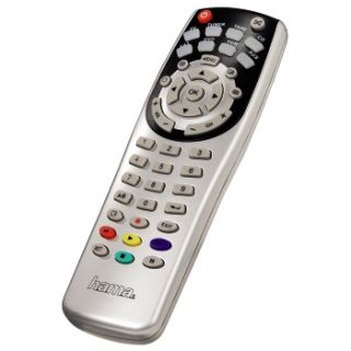 Hama Universal Fernbedienung 8in1 Remote silber für TV Video Sat DVD