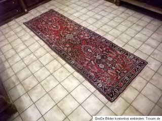 259x82cm Dardajazin Ghom Handgeknüpft Perser Orientteppich Teppiche