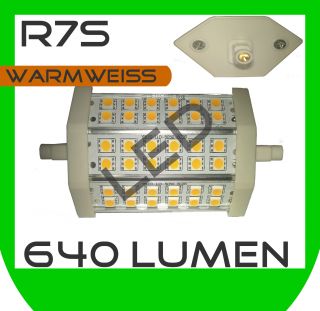 R7s LED Lampe (60watt Ersatz)  warmweiß  640 Lumen
