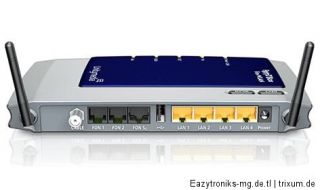 FRITZ!Box 6360 Cable Blau Mehr Leistung für Internet und Telefonie