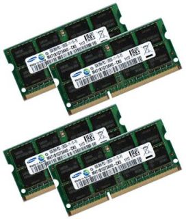 4x 8GB 32GB DDR3 RAM 1600 MHz für Dell Precision M6400
