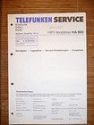 Service Manual Telefunken HA 660 HiFi Verstaerker