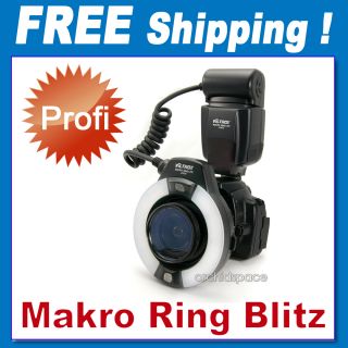Ringblitz JY 670 f. Canon EOS 1D 7D 5D Mark II 60D 600D 50D 550D 500D