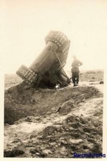POWERFUL German Soldier by Russian KV 1 Panzer Tank Knocked On Its A