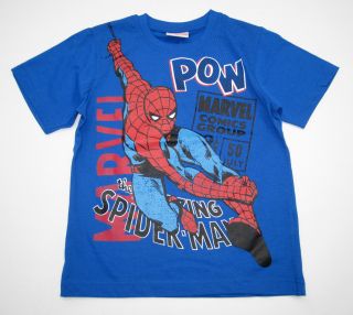 Marvel SPIDERMAN T Shirt GROSSE AUSWAHL Größe 92   164 NEU