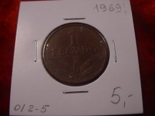 Portugal 1 Escvdo 1969 Republica Portvgvesa 519