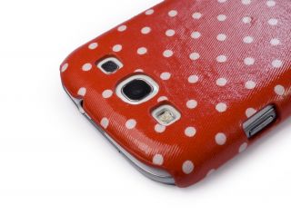 Tuff Luv Tuff Shell Hülle für Samsung Galaxy S3   rot   Polka Hot