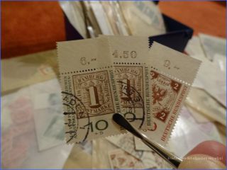 Briefmarken Tütenposten Bund BRD aus Nr. 124 390 viele Randstücke