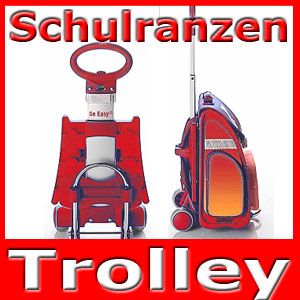 Schulranzen Trolley Ranzen Trolly Schultrolley ROT NEU