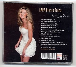Lara Bianca Fuchs CD mit AUTOGRAMM signiert   Gemeinsam Statt Einsam