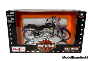 Harley Davidson FXSTS Springer Softail 2001 1 18 Maisto Harley Serie